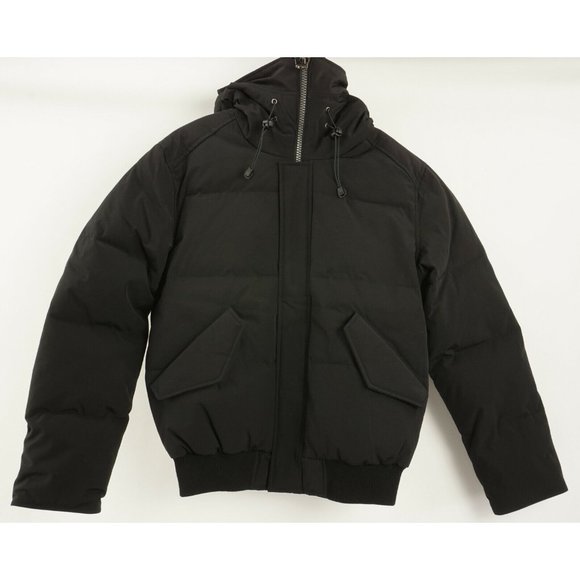 New 398$ Cole Haan Oxford Men's Small Black Down Insulated Hooded